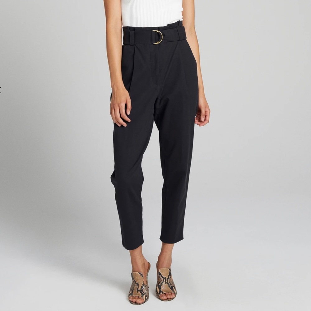 ALC Diego Paperbag Pants in black